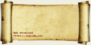 Jana Nikodijević vizit kartica